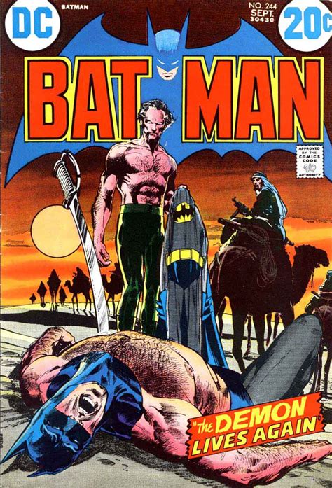 Batman 244 Neal Adams Art Cover Pencil Ink