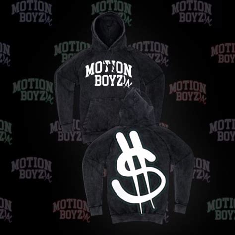 Motionboyzla Vintage Hoodie Black Motionboyzla