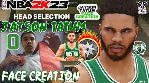 Jayson Tatum Face Creation In Nba K Accurate Drippy Face Scan