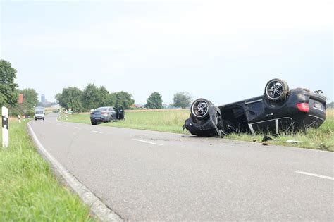 Kaisersbach Unfall N He Schwabenpark Porsche Aufs Dach Gelegt