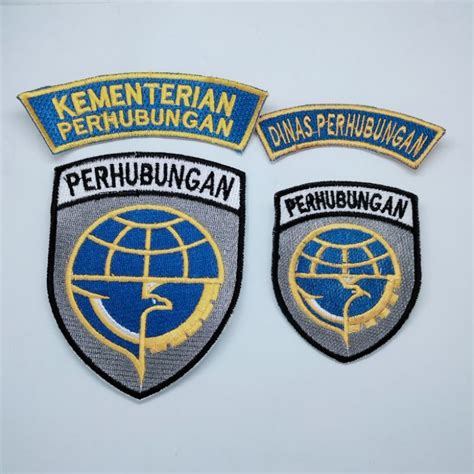 Jual Logo Bordir Kemenhub Logo Bordir Dishub Atribut Pdh Kemenhub