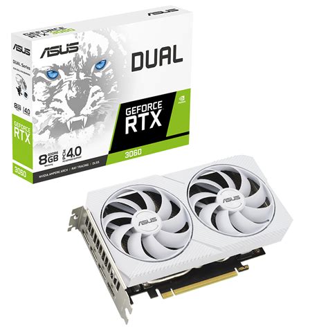 Asus Geforce Rtx 3060 Dual White Oc 8gb Gddr6 128 Bit Ekran Karti Itopya