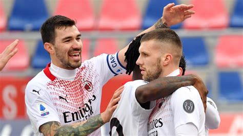 Serie A Bologna Milan Rebic Kessie I Rossoneri Si Impongono Di