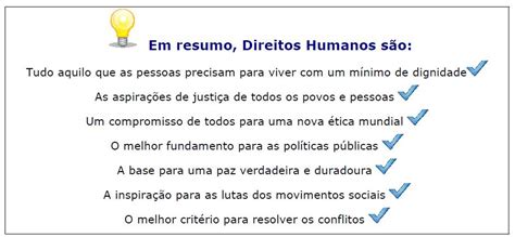 Resumo Direitos Humanos