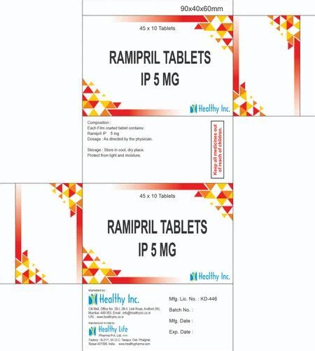 Ramipril Tablet Ip Mg At Rs Box Andheri West Mumbai Id