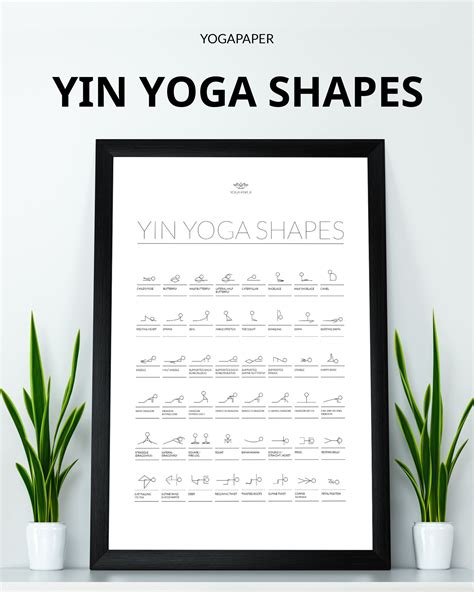 Yin Yoga Bungen Zum Ausdrucken Pdf Yin Yoga Poster Mit Etsy