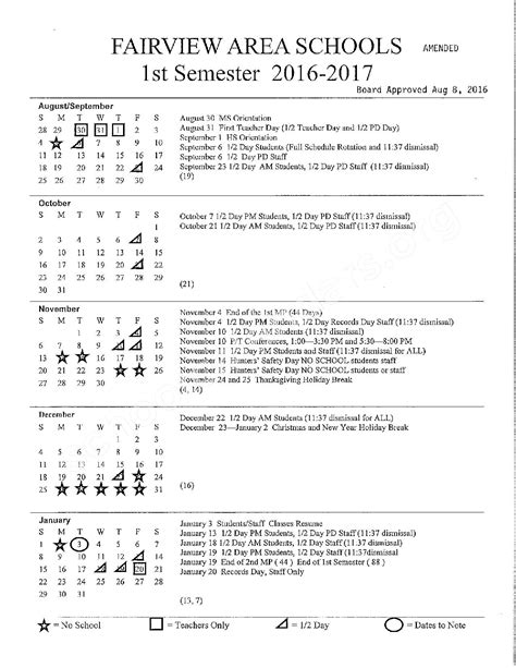 Fairview High School Calendars – Fairview, MI