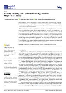 Bearing Severity Fault Evaluation Using Contour Mapscase Study