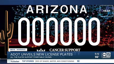 ADOT reveals five new specialty license plates, two plate redesigns