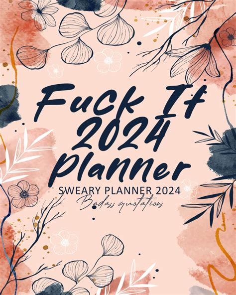 Amazon Fuck It Planner Funny Mental Health Weekly And