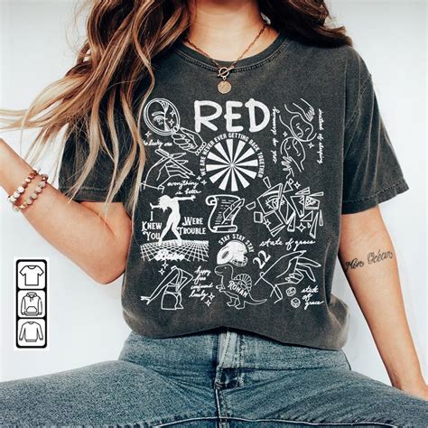 Taylor Swift Doodle Art Shirt Vintage Merch Tattoo Eras World Etsy