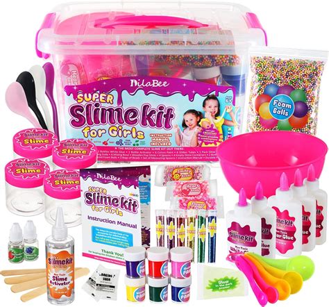 Amazon Diy Slime Making Kit For Girls Piece Super Jumbo