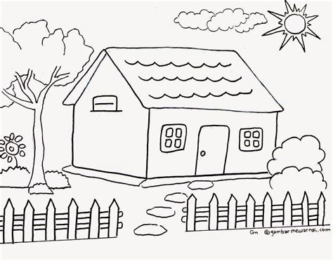 menggambar gambar rumah adat jawa tengah kartun sejarah