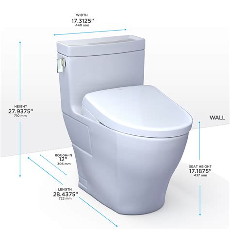 TOTO Washlet+ Legato One Piece Elongated 1.28 GPF Toilet with Auto Flu