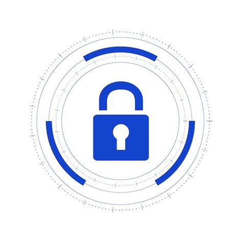 Concepto de tecnología de seguridad cibernética escudo con datos