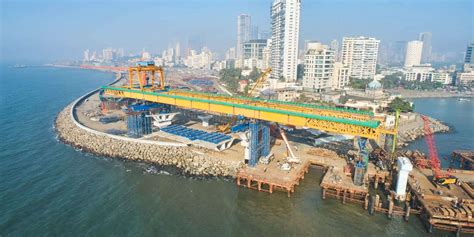 Latest pictures of Mumbai's ambitious coastal road project; 70 percent ...