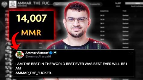 AMMAR THE F SECOND 14K MMR PLAYER IN DOTA 2 HISTORY YouTube