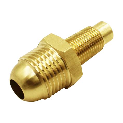 Mensi Gas Orifice Jets Connector Brass Hose Fitting 38 Flare X 18 Mnpt