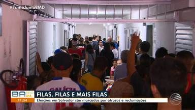 Bahia Meio Dia Salvador Eleitores Enfrentam Grandes Filas Para