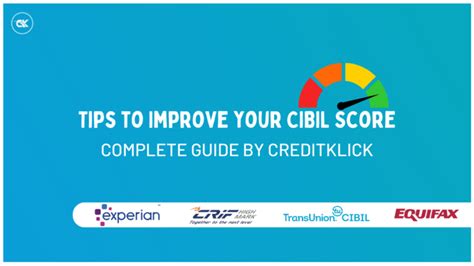 Tips To Improve Your Cibil Score Creditklick Blog