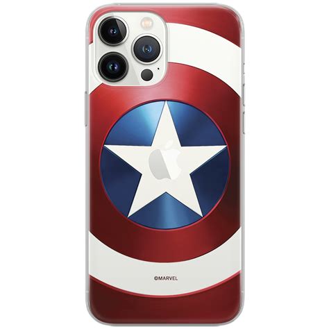 Etui Marvel Dedykowane Do Xiaomi Mi Note Lite Wz R Kapitan Ameryka