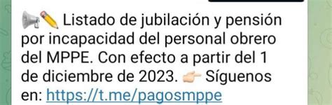 MPPE Enero 2024 Conoce La NUEVA Lista De Jubilados Del Ministerio De