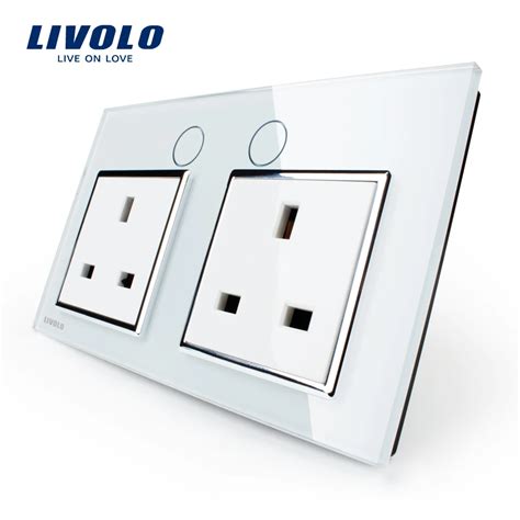 Aliexpress Buy Livolo Uk Standard Wall Power Socket Vl C C Uk