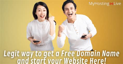 Legit Way To Get A Free Domain Name And Start Your Website