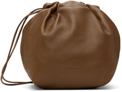 Brown Dumpling Bag By Jil Sander On Sale