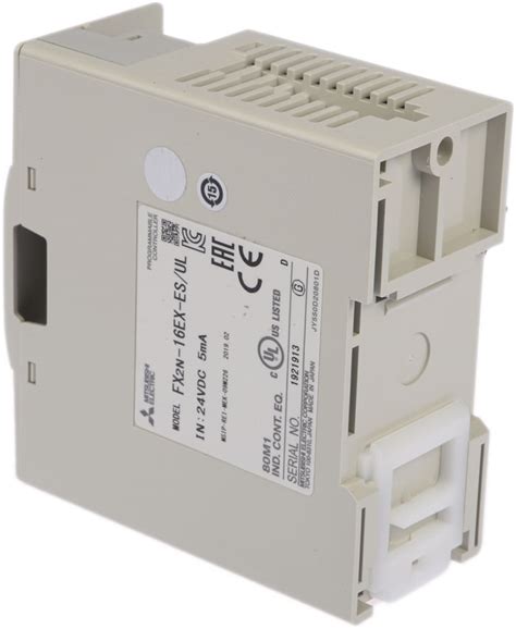 FX2N 16EX ES UL Mitsubishi Módulo de E S PLC Mitsubishi para usar con