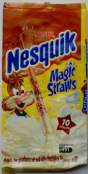 2005 Magic Straws Issued With Nesquik Cereal