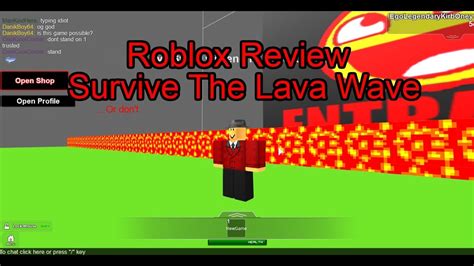 Roblox Review Survive The Lava Wave V Youtube