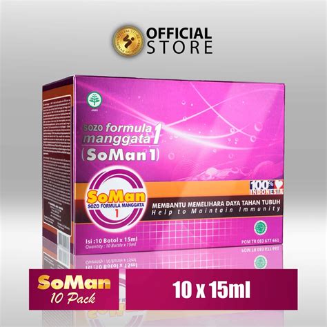 Jual Jamu Tetes Soman Sozo Manggata 15 ML 10Botol Shopee Indonesia