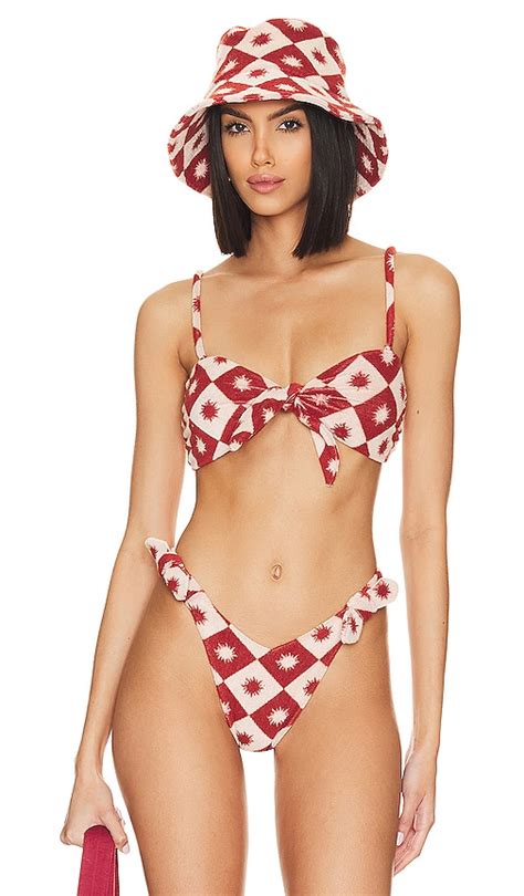 Beach Riot Sophie Bikini Top In Desert Sun Revolve