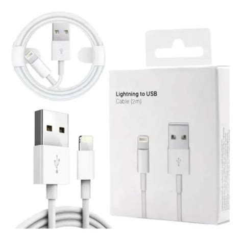 Cabo Usb Carregador Compatível P iPhone 6 7 8 Plus S X Xr Xs 11 2Mt