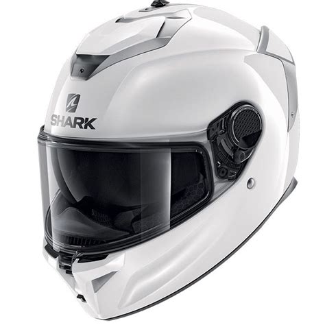 Casque Shark Spartan Gt Blank White Azur Motoblouz