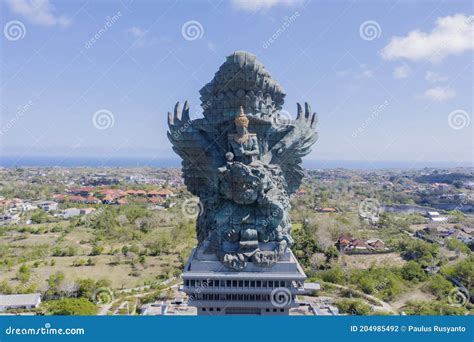 Beautiful Aerial View of Garuda Wisnu Kencana Statue Editorial ...