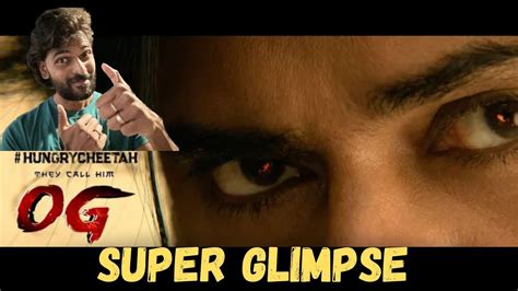 Hungry Cheetah OG Glimpse Pawan Kalyan Sujeeth Thaman S DVV