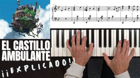 El Castillo Ambulante Howls Moving Castle Piano TUTORIAL