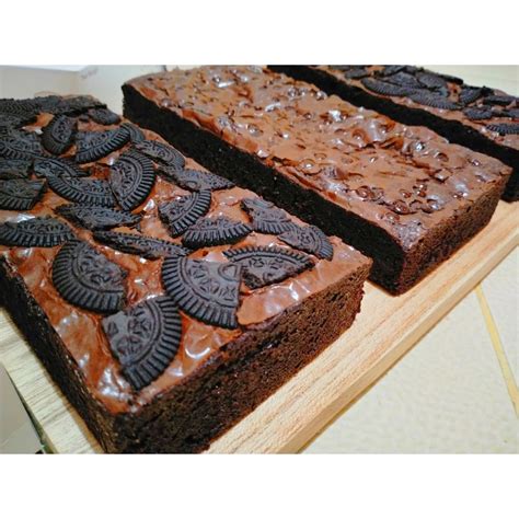 Jual Fudgy Brownies Oreo Brownies Panggang Papanda Bread Small