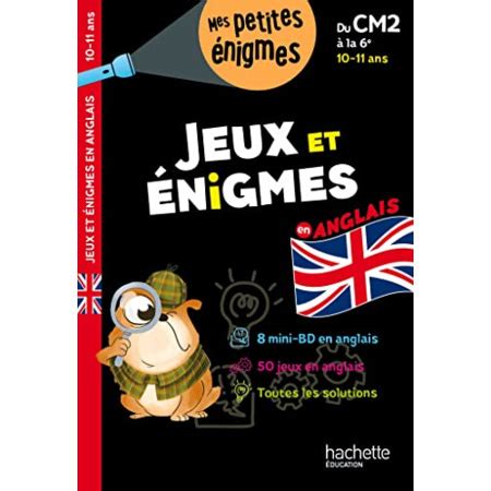 Jeux Et Nigmes En Anglais Du Cm La E Cahier De Vacances