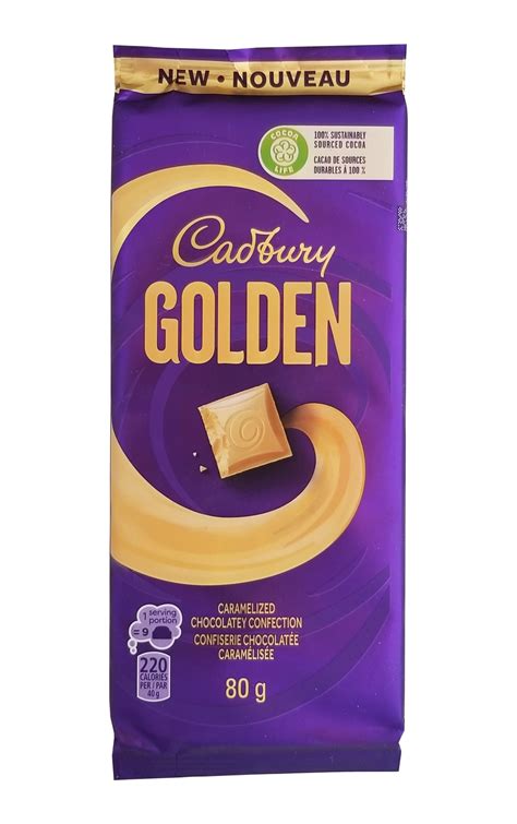 Cadbury Golden Caramelized Chocolatey Confection 80g3 Oz Bar