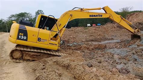 KOMATSU PC 130 เลนโคลน YouTube