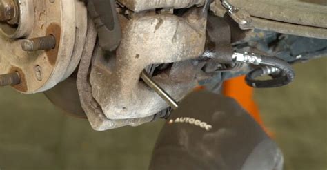 How To Change A Rear Brake Caliper Bracket On The Ford Transit Mk