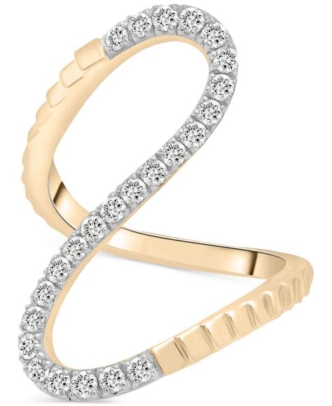 Audrey By Aurate Diamond Infinity Statement Ring Ct T W In Gold