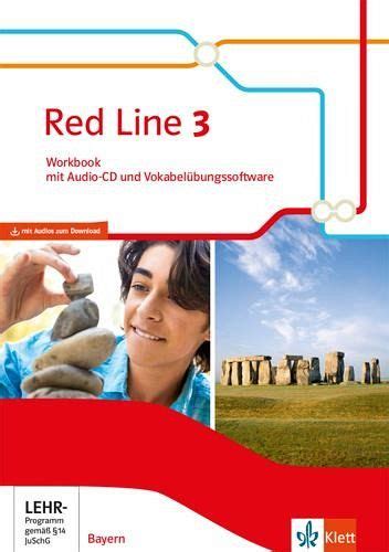 Red Line 3 Workbook mit Audio CD und Vokabelübungssoftware Klasse 7