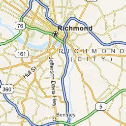 Richmond Virginia VA Zip Code Map Locations Demographics List