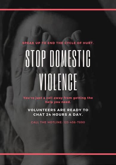 Printable Domestic Violence Posters