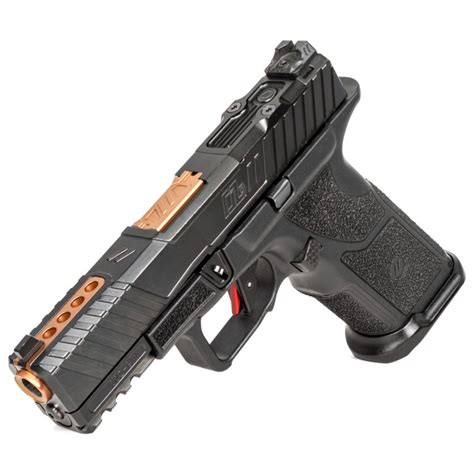 Zev Oz9c Hyper Comp Pistol Compact Black Slide Bronze Barrel 9mm