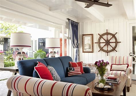 Decorating with Red, White, and Blue - Town & Country Living